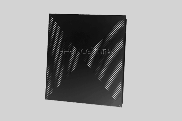 黑色對角沖孔鋁扣板