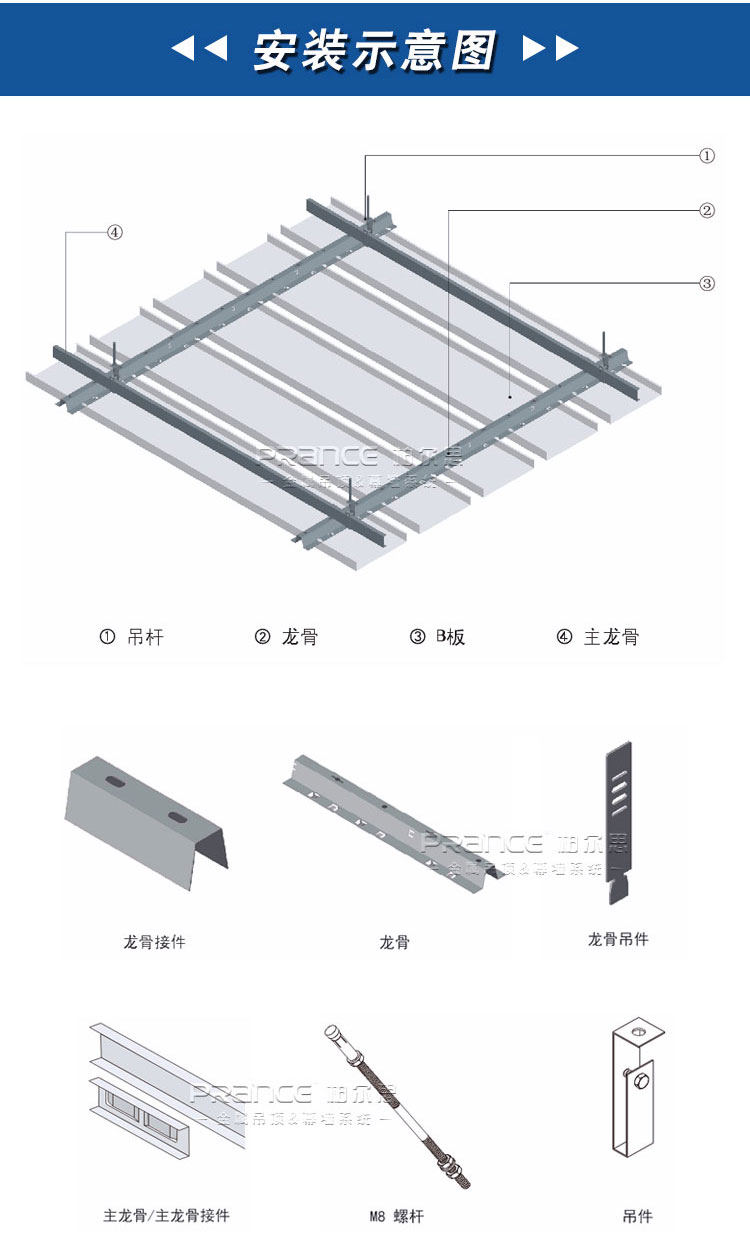 柏爾思B型鋁條扣廠家